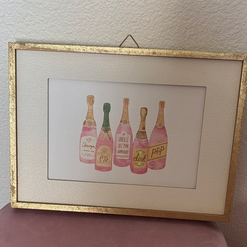 Ashland Pink Champagne hanging art